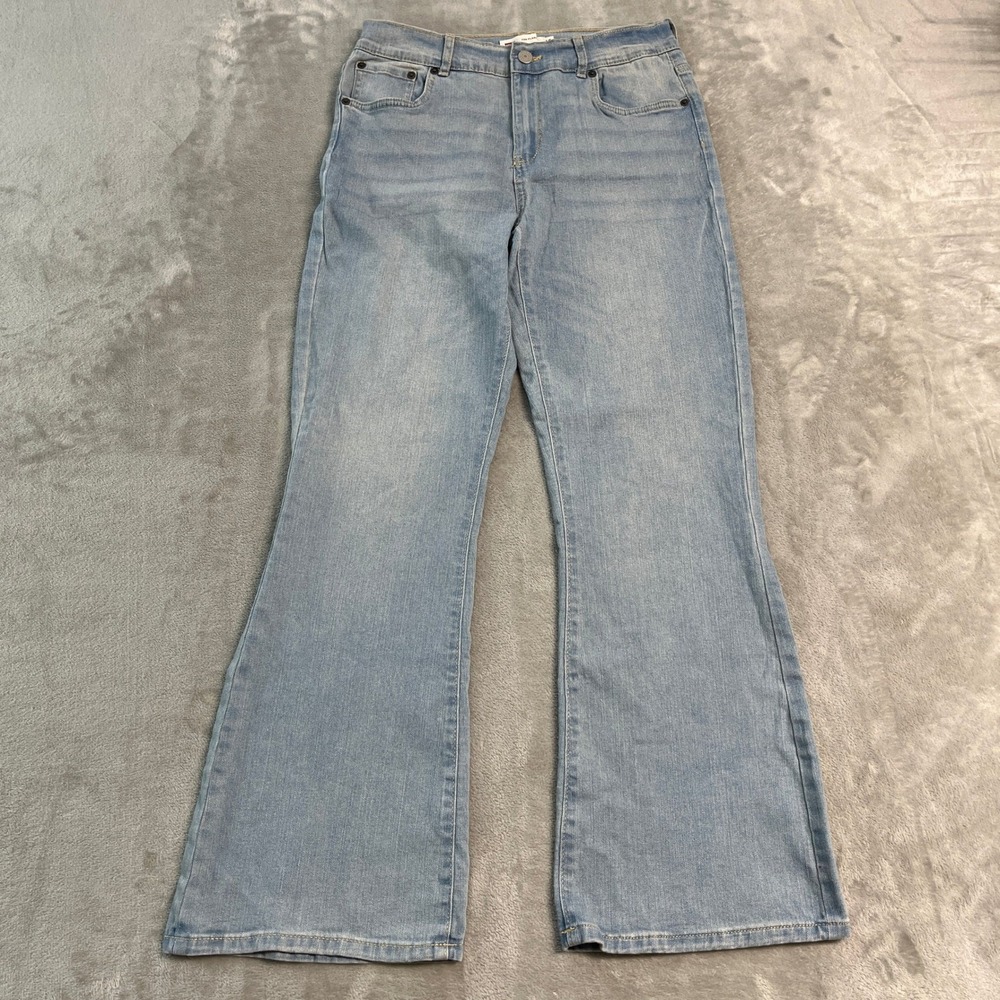 Levis 726 Flare Jeans Girls 16 Light Wash Denim Blue Pants Western 27x29 Casual